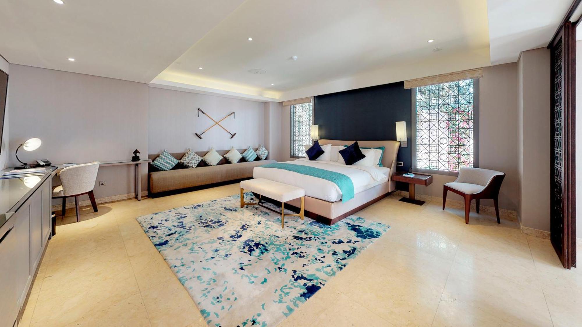 Melia Desert Palm Member Of Melia Collection Dubai Eksteriør billede A bedroom at the hotel